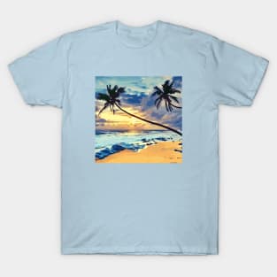 Beach Ocean Palms T-Shirt